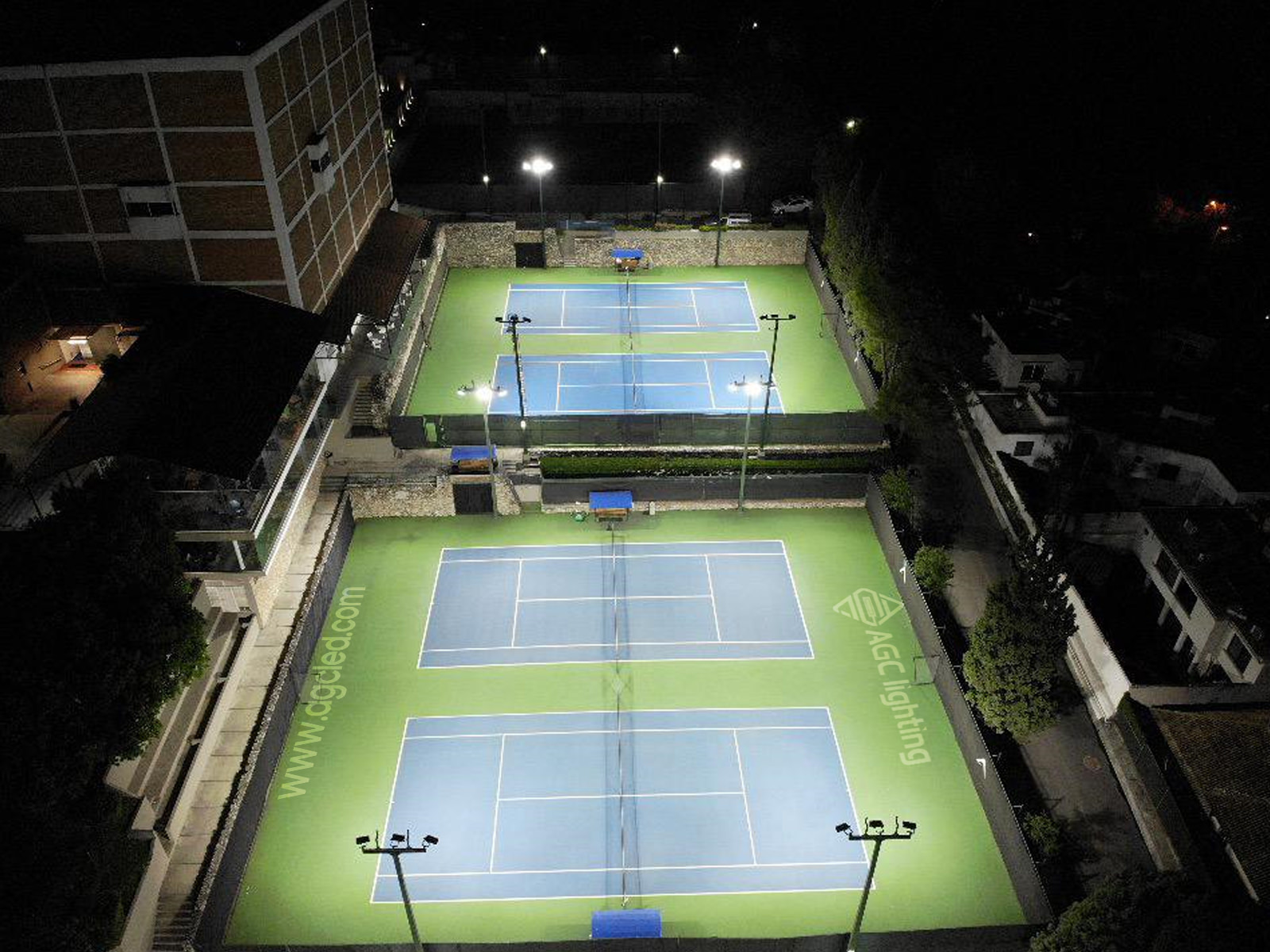 Padel Court Lighting Installation in Houston, TX - Professional padel court construction services by Padel Court Builders of Houston